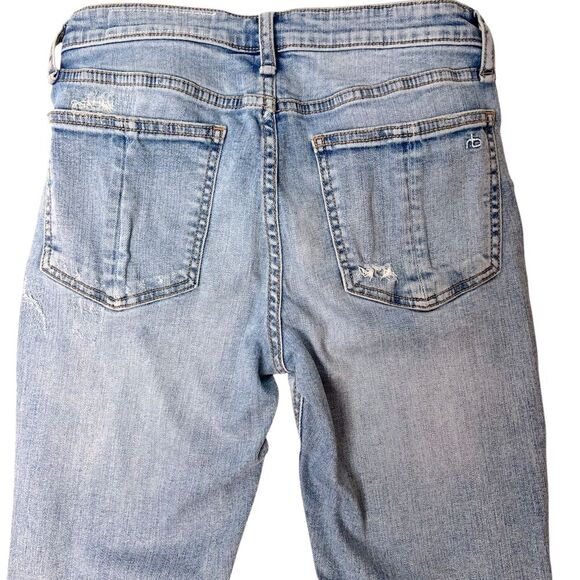 RAG & BONE CATE MID RISE SKINNY Light Wash Size 27 - Picture 4 of 10